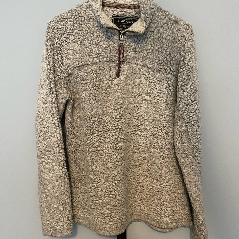 True Grit Sherpa pullover small